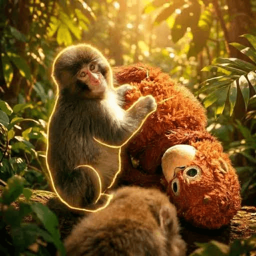 Jungle business with a dramatic golden aura